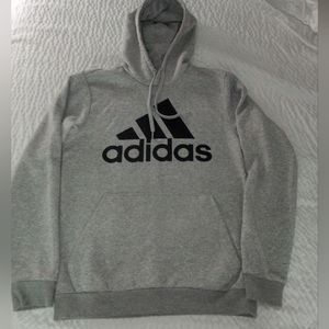 Adidas Men's Gray Hoodie